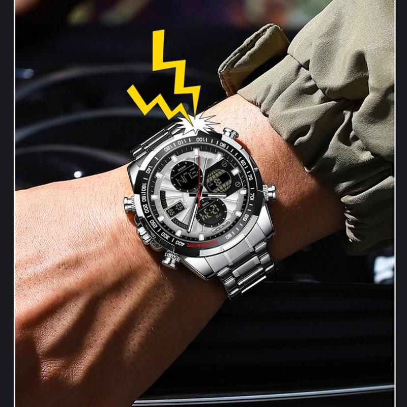 Digital LED Watch Men Sport Quartz Wristwatch Luxury Stopwatch Waterproof Male Electronic Clock