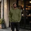 Men's Casual Quarter-Zip Pullover Hoodie with