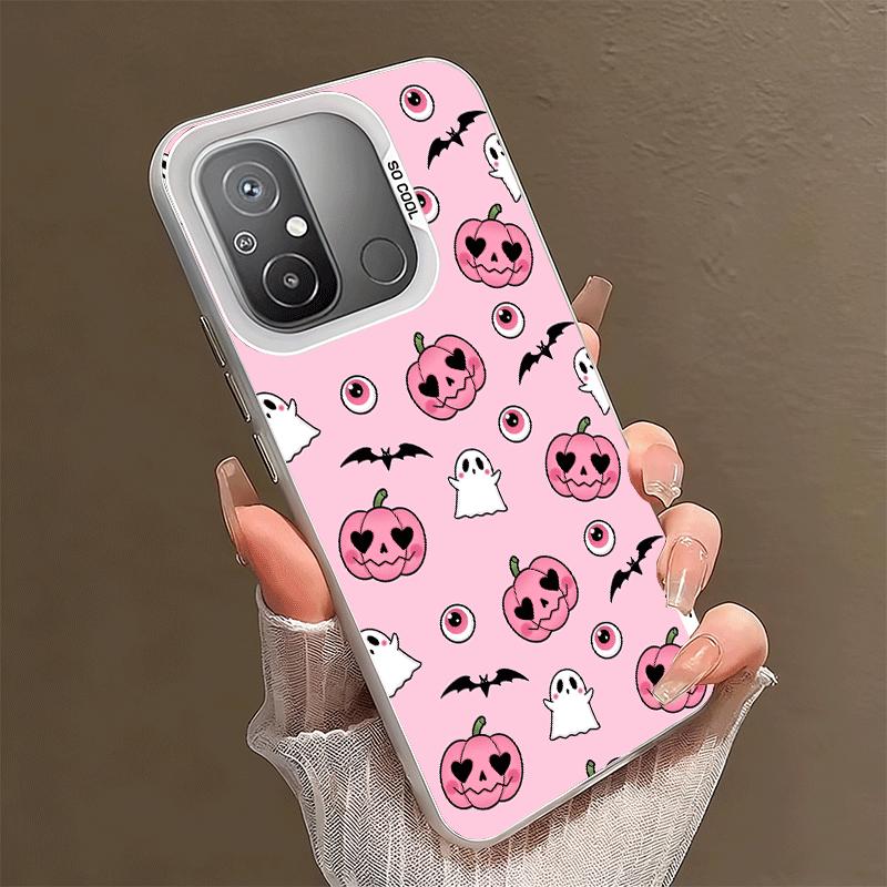

Pink Style Skull Witch Soft Phone Case for Xiaomi Redmi 15C 15 14C 13C 12C Poco X5 X6 X7 Pro X3 F8 F7 Ultra M8 13 12 Cover Back Xiaomi Redmi 10C