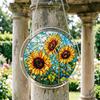 Acrylic Jigsaw Puzzle Suncatcher Colorful Stained Glass Style Sun Catcher DIY