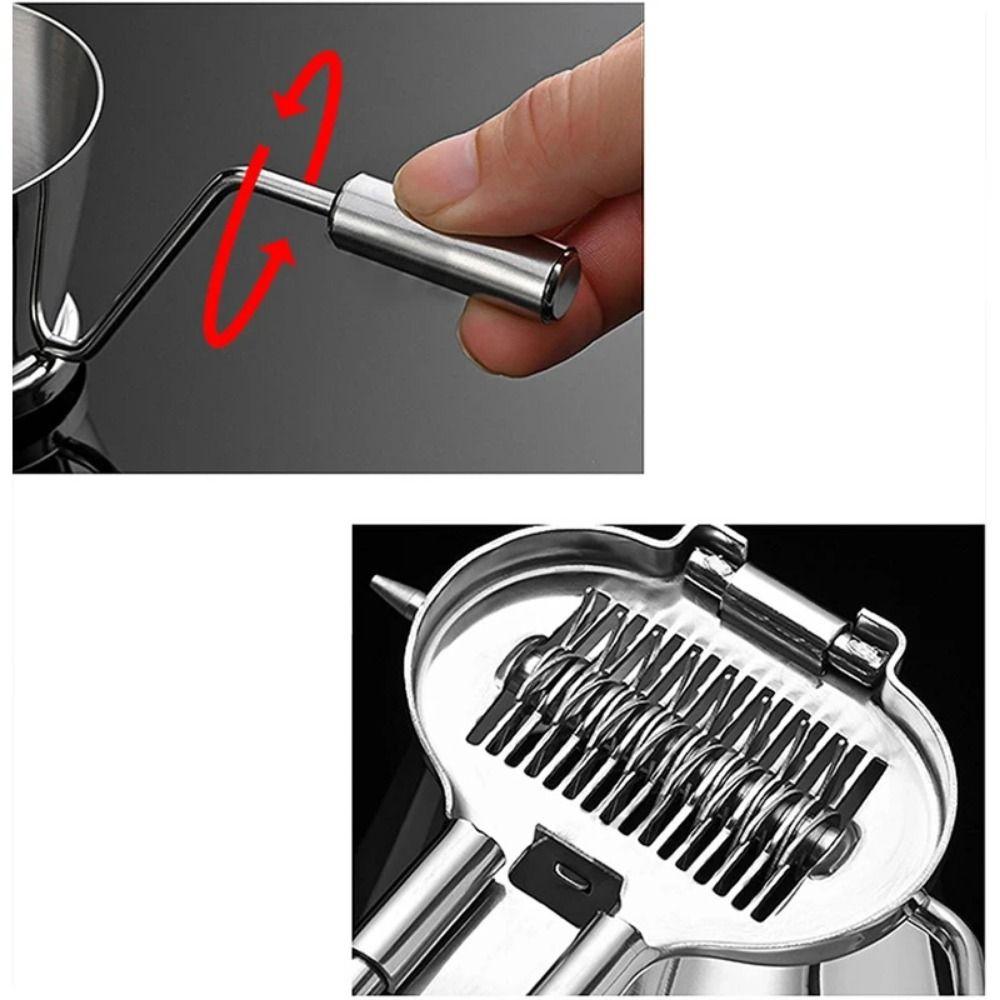 Stainless Steel Rotary Vegetable Grater Hand Crank Handheld Spice Grinder  Vegetable