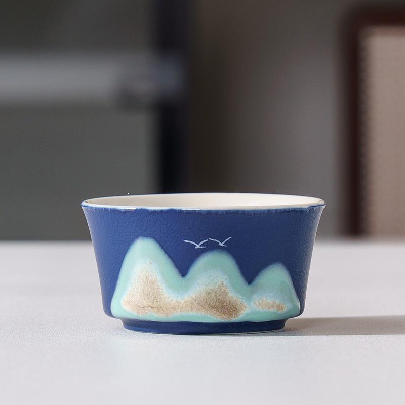 Chinese Style Ceramic Tea Tasting Cup - Cultural & Creative Gift for Hosts, Fathers, Leaders, Teachers & Business Souvenirs