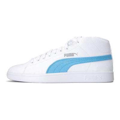 Smash V2 Mid Cv Fabric Casual Sneakers Unisex Sneakers White 389285-01