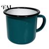 Home Kitchen Accessories Retro Enamel Coffee Mug, 360ml Vintage Colorful Tea Cup, Gift for Lovers Nostalgic Style Drinkware Office And Use Camping