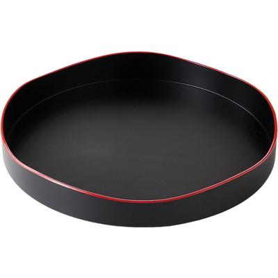 Ale-net Tea Ceremony Tray, 27cm Diameter X 3.5cm High, Sanmichi Tray, Made of ABS Resin