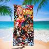 New Anime Character Printed Microfiber Beach Towel Quick Dry Water Absorbent Bath Towel