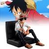 Durable Plastic One Piece Luffy Sofa Figure And Boa Hancock Collectible Model Display
