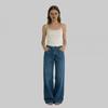 Womens Straight Leg Jeans High Waist Loose Vintage Denim Pants Casual Wear