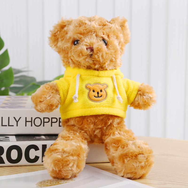 Teddy Bear Plush Hoodie Doll - Cute Activity Gift with Logo Print