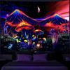 Glowing Tapestries With Cosmic And Fantasy Scenes Uv Reaction Tapestry Background Decoration  Bedroom Party Decoration