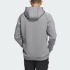 adidas Moletom com Capuz 3D Deboss Spacer Sleeve Cor Sólida Logo Golfe Esportivo Moletons Masculinos Cinza HZ3244