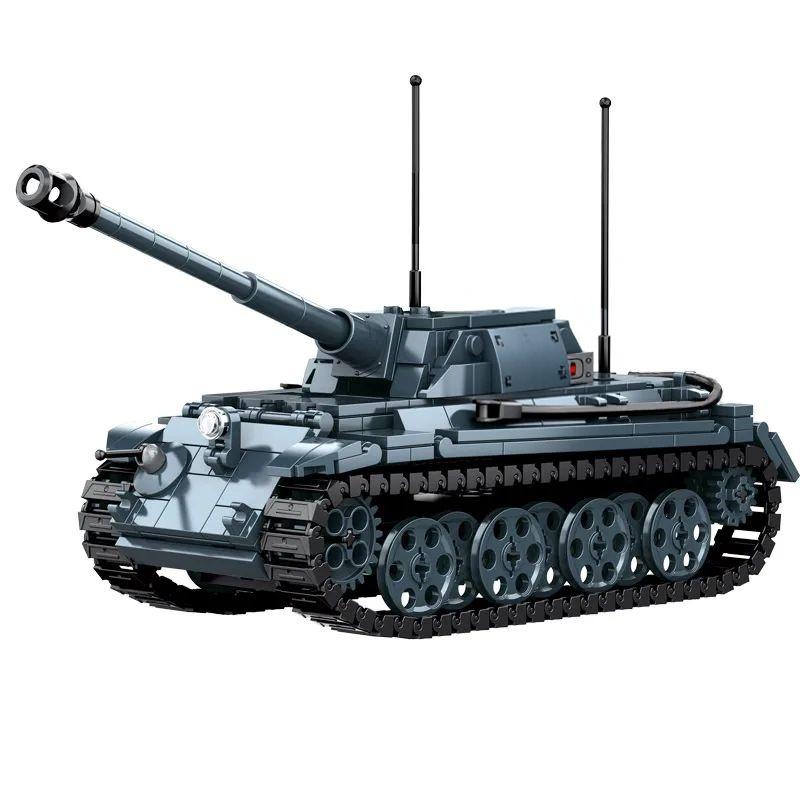 World War Army Military Soldiers T-34 Medium Tank Building Blocks Bricks Model DIY Assembly Toys For Kids