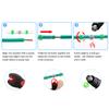 50PCS Heat Shrinkable Insulated Electrical Wire Terminals Butt Splice 3:1 Waterproof Solder Seal Wire Connectors