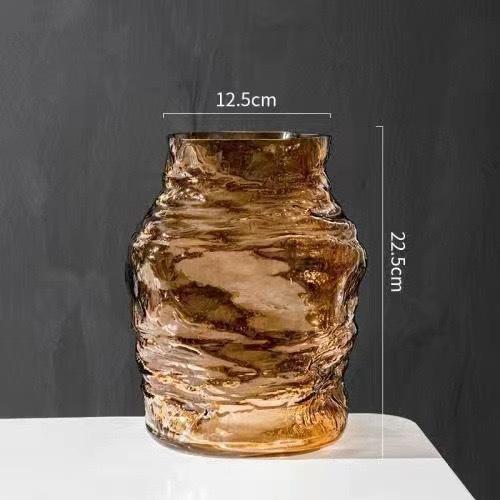 Üvegváza Szabálytalan Hajtásokkal Virágkötészeti Kiegészítők Hidrokultúra Terrárium Lakásdekorációs Kiegészítők