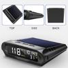 Digital Solar Energy HUD Display With 1000mAh Battery For Vehicle Real Time Information Automatic Brightness Adjustment