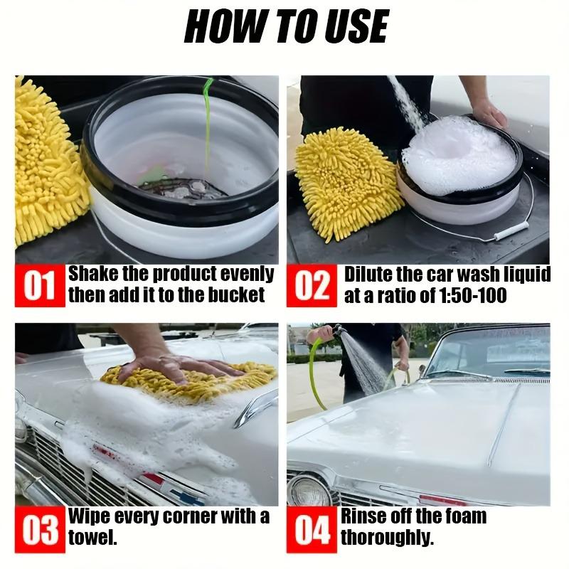 150Ml of Dense Foam Car Wash Liquid, Easy And Efficient, High Foam Formula, Scratch-Free Car Wash Preparation, Highly Conc