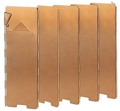 Camping Moon YD-10 Picknick Windschutz Windschutz Aluminium Windschutz Faltbarer Windschutz Aluminiumoxid-Beschichtungsplatte Outdoor-Partner mit Aufbewahrungsbox L