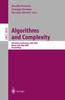 Algorithms and Complexity : 5th Italian Conference, CIAC 2003, Rome, Italy, May 28-30, 2003, Proceedings : 2653 Kitabı