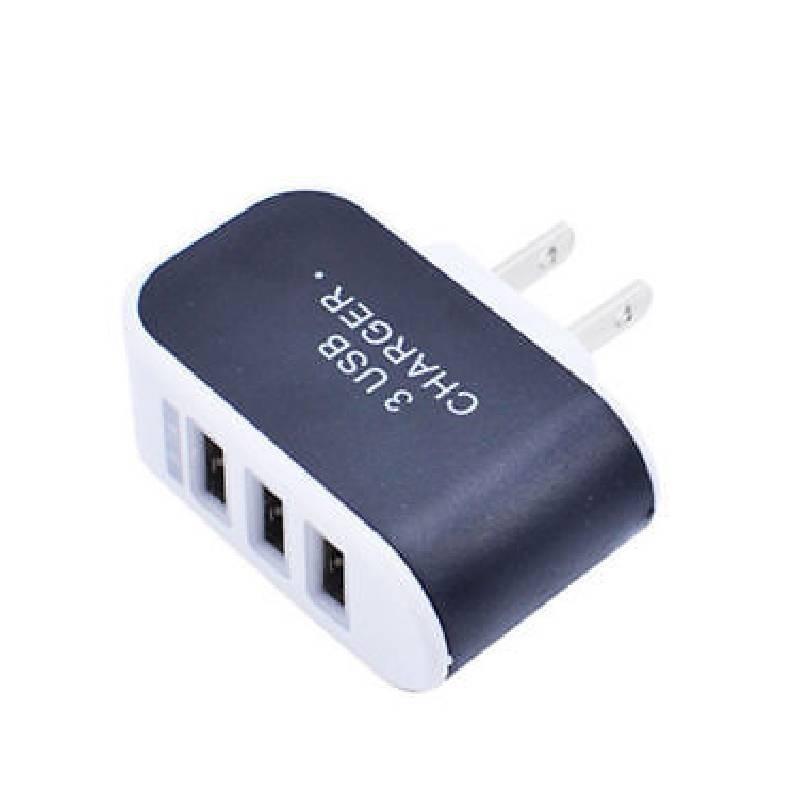 Versatile 3usb Candy Charger With Led Light For Apple Devices Travel-friendly