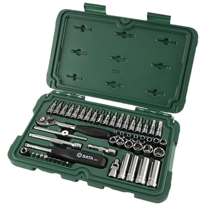 SATA 52-Piece Ratchet Wrench & Socket Tool Set Auto Repair Tool Set Series
