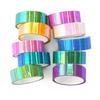 MAEXUS Glitter Tape 15mm3m Hologram 10 Roll Set Color Masking Cute 9 DIY Glamorous Metallic