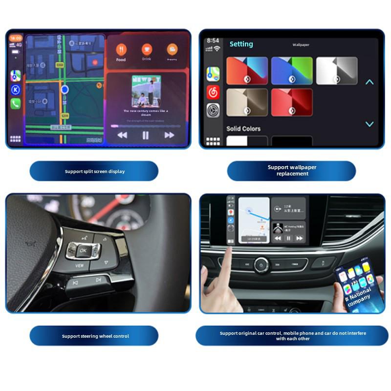 CarPlay Wired To Wireless Adapter for Apple & Android Auto