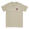 Heartbeat Palestine Palestine Flag T-Shirt Men'S Cotton Vintage T-Shirt Crew-Neck T Shirt Casual Fashion Short-Sleeved Clothing