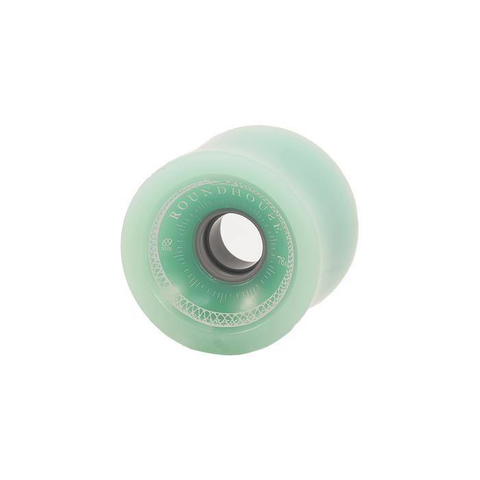 CARVER ROUE ROUNDHOUSE CONCAVE 69 x 52mm Glass Green [x4] - Roues
