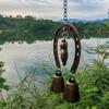 Metal Horseshoe Wind Chime Garden Ornament Wind Chime For Outdoor Space Garden Decoration Decorative Installation