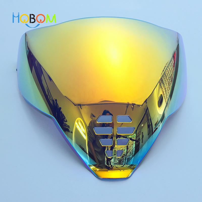 Ghost Face Motorcycle Windshield Visor for Icon Airflite C06 Helmet (Day/Night)