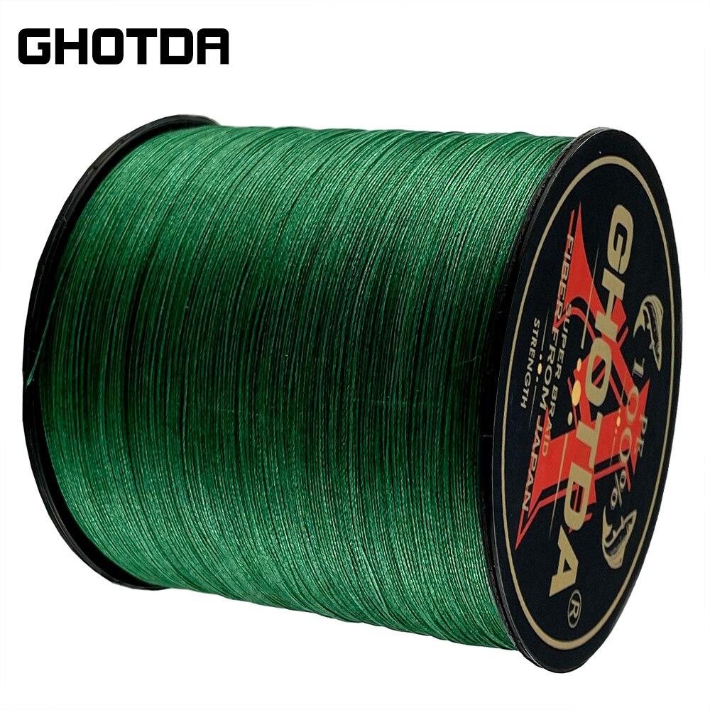 GHOTDA 12 Strand PE Braided Fishing Line 10-80LB 100M Multifilament Fishing Line Carp Fishing Saltwater