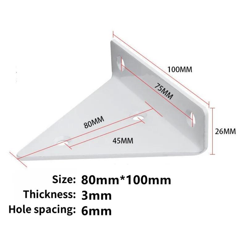 Shelf Bracket Triangle Bracket Heavy-duty Shelf Invisible Wooden Board Bracket Hardware Stamping Parts Storage Support Frame