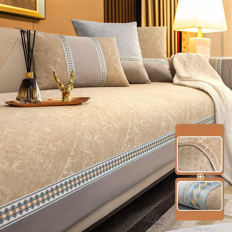 Four Seasons Universelles Luxus-Sofakissen, modernes, minimalistisches, staubdichtes High-End-Sitzkissen, neues Zuhause, ästhetischer Sofabezug, Stoffserviette