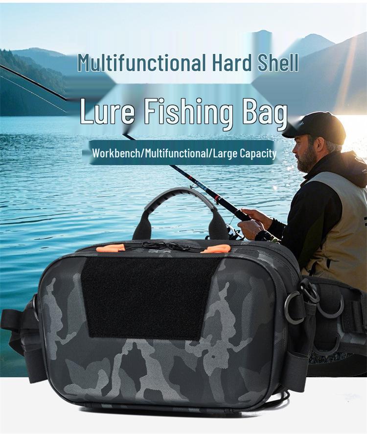 Waterproof Multifunctional Fishing Waist Bag - Fake Bait & Tackle Storage