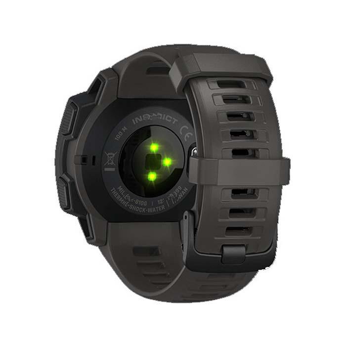 Официальный силиконовый ремешок для Garmin Instinct/Instinct 2 Solar чёрный