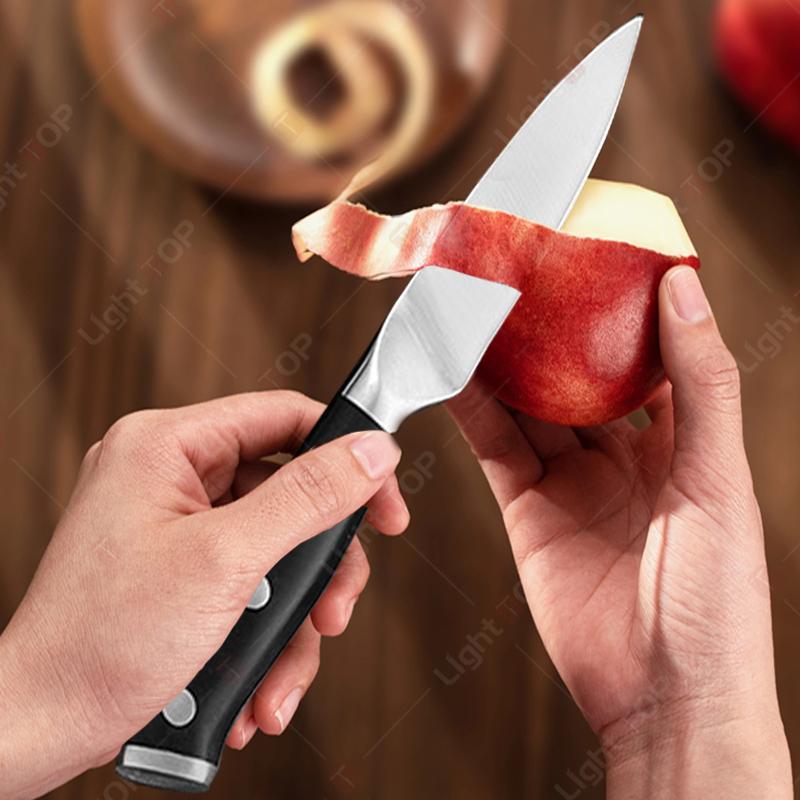 Stainless Steel Chef Knife Fruit Paring Knife Ultra Sharp Forged Knife Cooking Fruit Vegetable Slicing Knife Kitchen Accessories