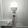 EU Plug E27 Lamp Base Wall Flexible Holder Light Socket Converter Bases On/Off Book light Adapter Led Base E27 EU Direct plug