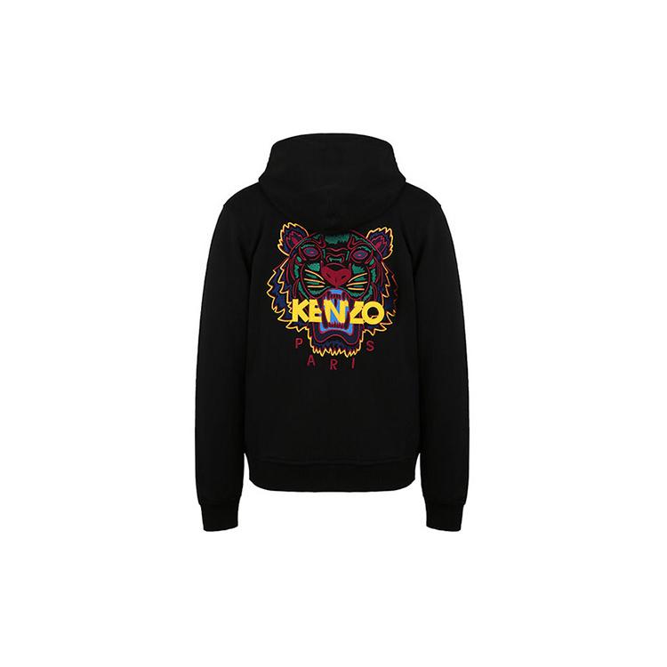 Kenzo tiger-embroidered hoodie F965BL7214XA-99 M black