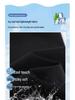 Women's High Waist Flared Black Pants - Slimming, Elastic, Split Hem, Casual - Small Size for Petite Figures, Summer Wear