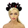 Exaggerated Halloween Hair Hoop Simulation Flower Gothic Flower Hairband  Cosplay