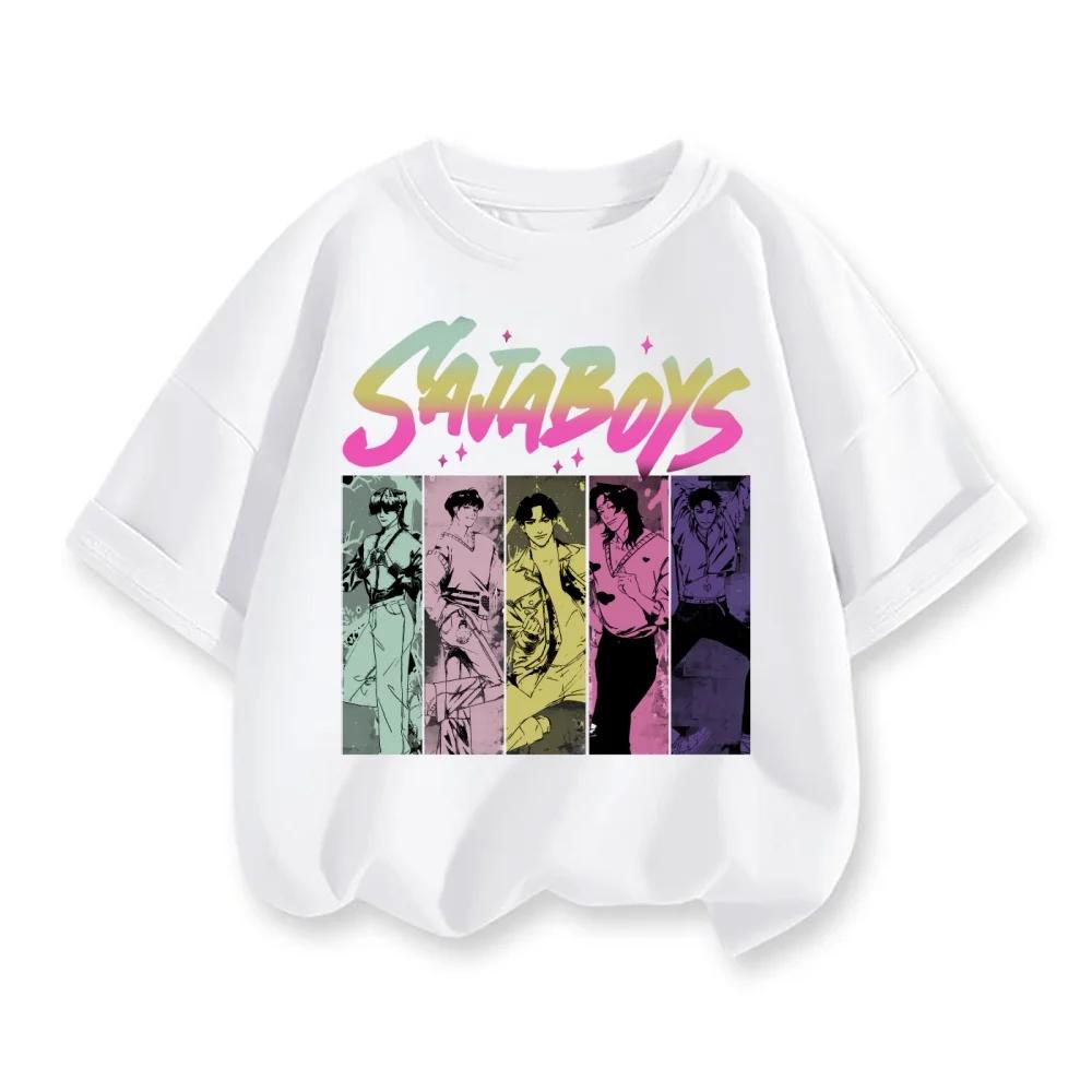 KPop Demon Hunters T-shirt Zomer Korte Mouw T-shirt voor Casual Los Meisje Jongen Grafisch Bedrukte Tops