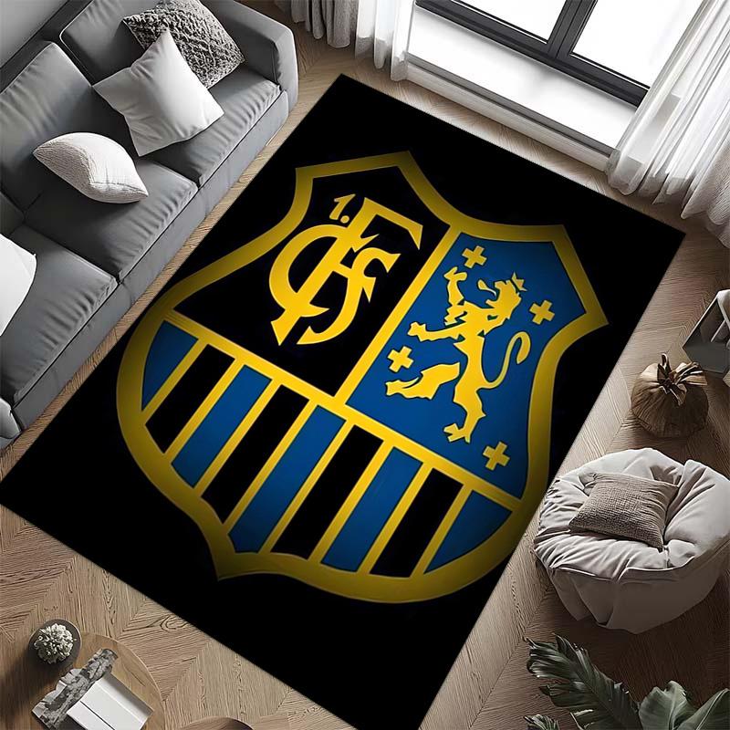 Portugal: Lion Emblem Green Shield carpet Suitable for all seasons floor mats Office chair cushion Fashion Bathroom mat