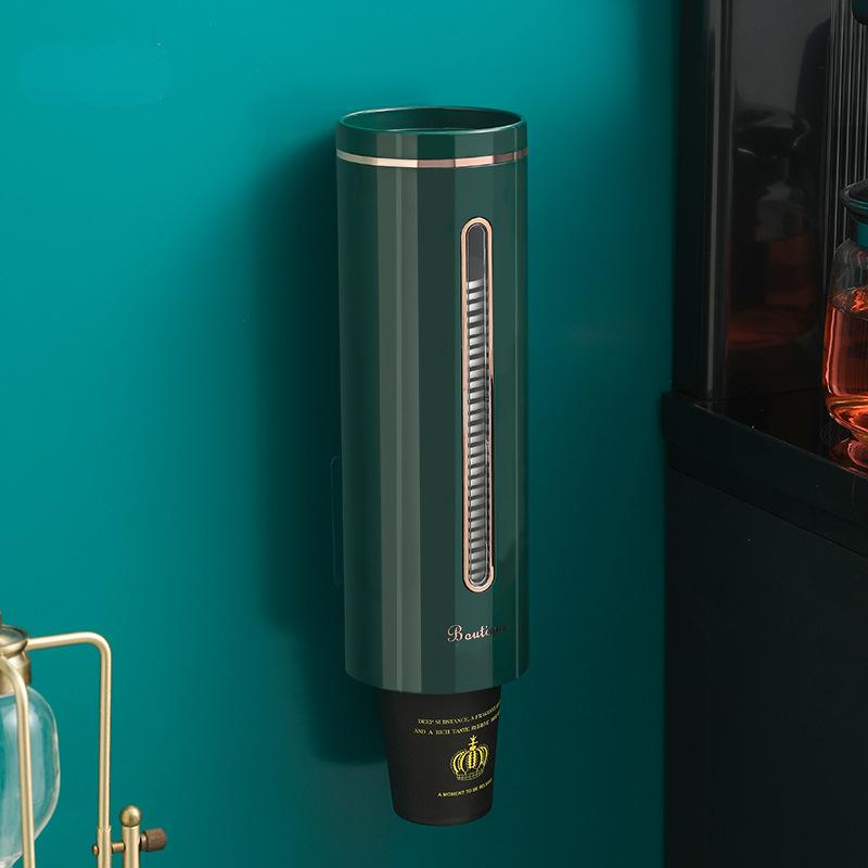 Väggmonterade/bordsmodeller Plastpappersmuggsdispenser Hushållsförvaringsställ för engångsmuggar Förvaringsställ för kaffe- och tekoppar