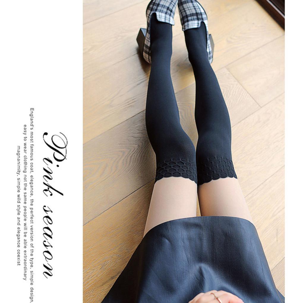 Girls Women Tights Pantyhose Fashion Design Stockings Pattern Printed Cat Shape Sheer Pantyhose Mock Fashion Stockings