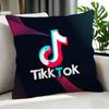 Social Tiktok Cushion Cover Cushion Cover Set 4Pcs 50X50 45X45 40X40 Pillowcase Decorative Sofa Home Decor