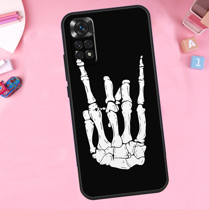 Skeleton Art For Xiaomi Redmi Note 14 10 11 12 13 15 Pro Plus Phone Case For Redmi 15 15C 14C 12C 10C 13C