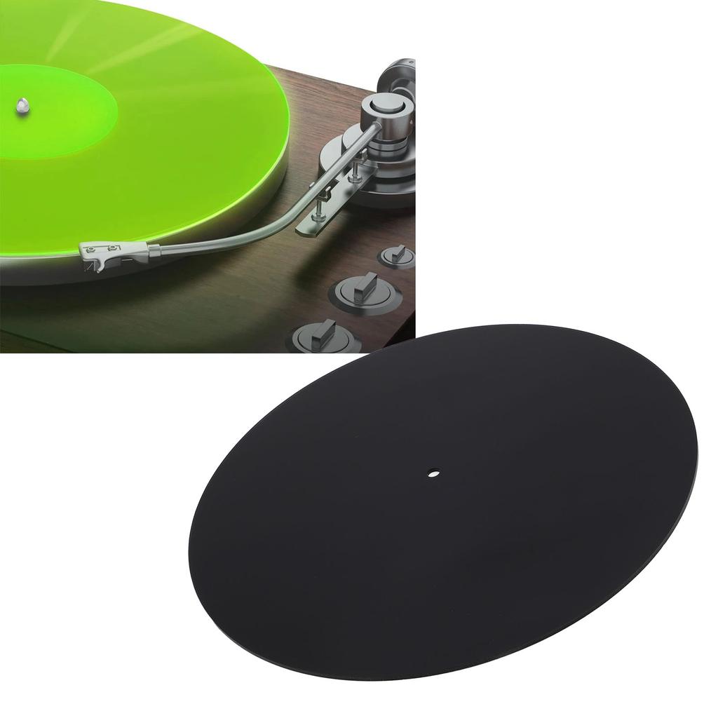Acrylic Turntable Mat Reduce Noise Improved Sound Quality Anti Static Slipmat for Records 12in