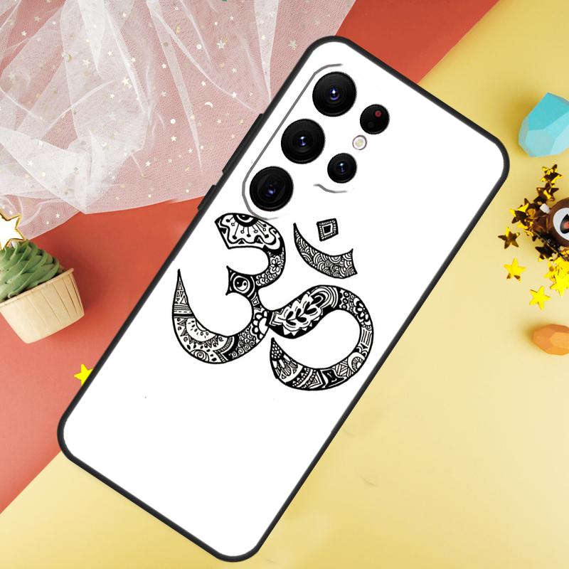 

OM Yoga GOA Zen Symbol Phone Case For Samsung Galaxy S26 S25 Ultra S23 FE S21 S20 S22 S24 Ultra S10 Plus Cover Coque Galaxy S26 Plus