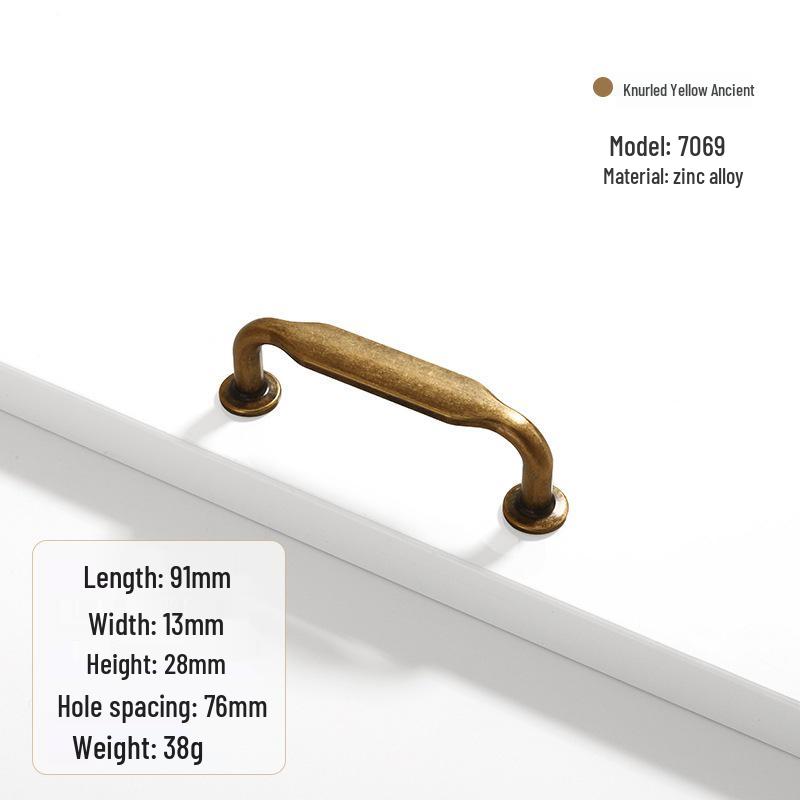 Modern Zinc Alloy Cabinet and Drawer Handle - Furniture Hardware Accessory