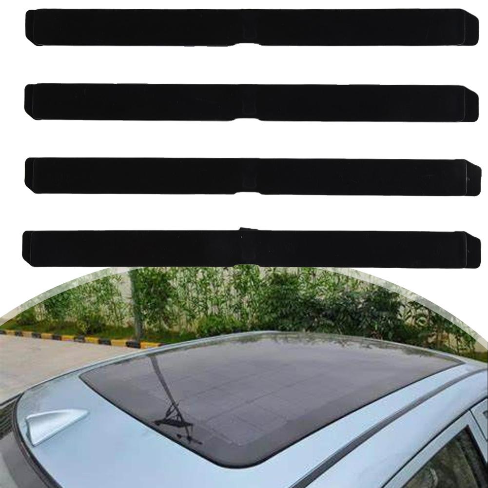 4pcs Cover Roof Carrier 51 87 877 51 87 878 Front Rear For Opel Astra Roof Carrier Black Plastic Travel Car Accessories